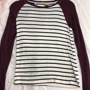 a long sleeve a shirt.